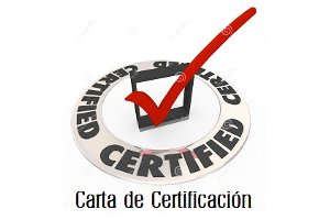 carta de certificacion